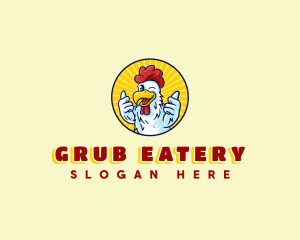 Chicken Roasted Barbecue logo design