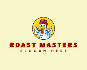 Chicken Roasted Barbecue logo design