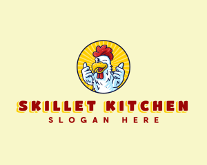 Chicken Roasted Barbecue logo design