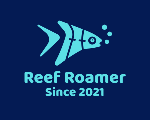 Tropical Reef Fish logo design