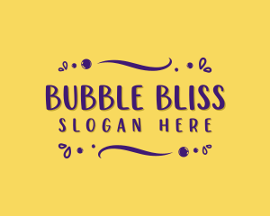 Fun Bubble Business logo design