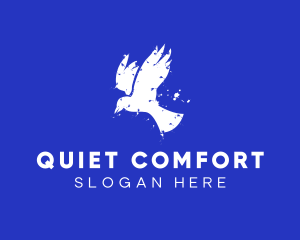 Rustic Peaceful Dove logo