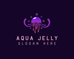 Bubble Tentacle Jellyfish logo