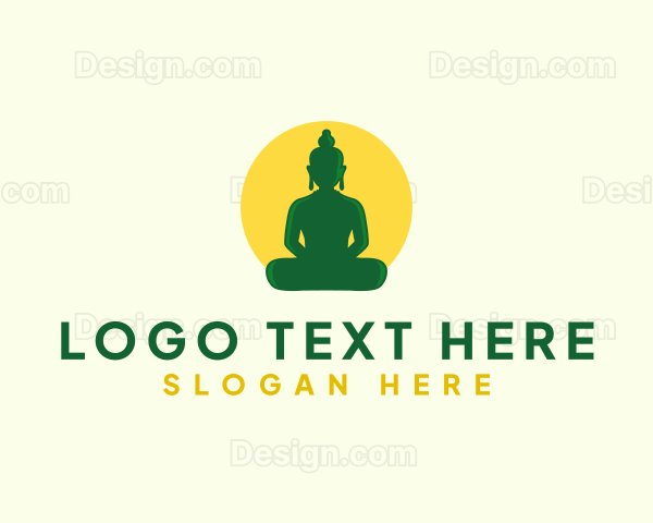 Buddha Spirituality Meditation Logo