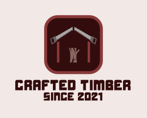 Carpenter Saw House  logo design