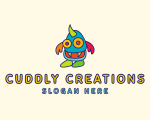 Colorful Monster Creature logo design