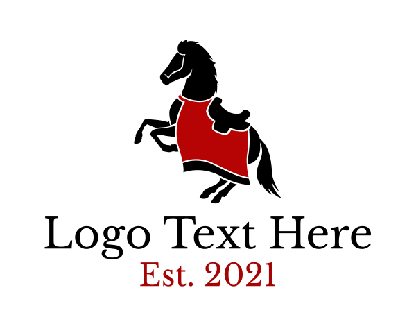 Horse Mane logo example 2