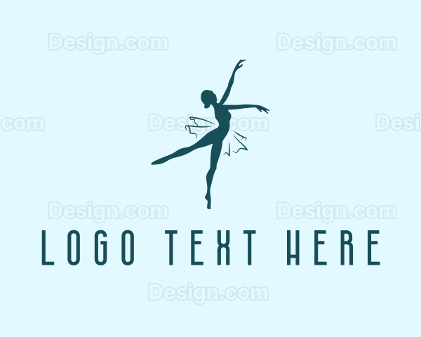 Dancing Ballet Dancer Logo