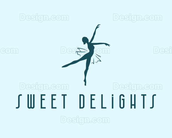 Dancing Ballet Dancer Logo