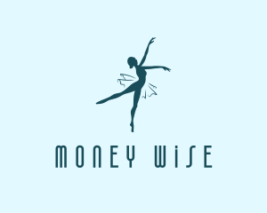 Dancing Ballet Dancer  Logo