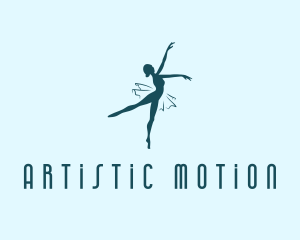 Dancing Ballet Dancer  logo