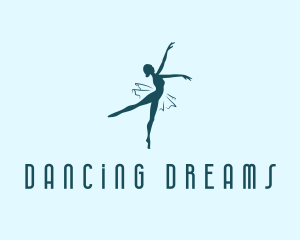 Dancing Ballet Dancer  logo