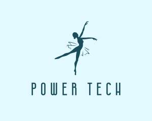 Dancing Ballet Dancer  logo