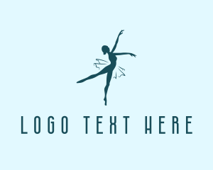 Dance - Dancing Ballet Dancer logo design