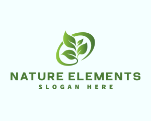 Leaf Nature Organic logo design