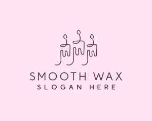 Candle Wax Light logo design