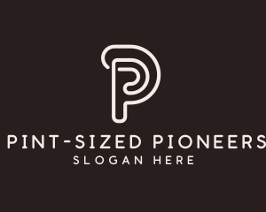 Creative Brand Letter P logo design