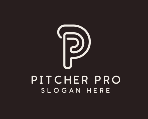 Creative Brand Letter P logo design