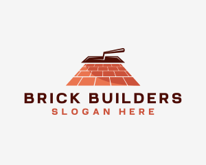 Plastering Brick Trowel logo design