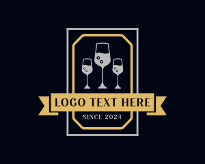 Wine Glass Drink logo