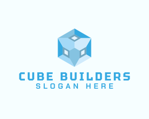 Abstract Property Cube logo design