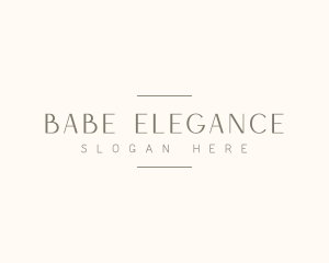 Elegant Beauty Event logo design