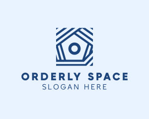 Square Space Pentagon logo design