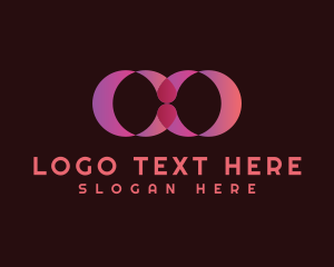 Abstract Pink Loop logo