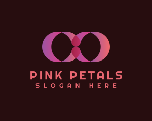 Abstract Pink Loop logo design