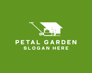 Lawn Mower House logo design