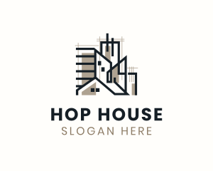 House Building Architecture logo design