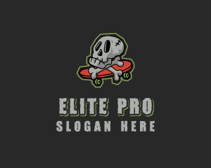 Street Skate Skull logo design