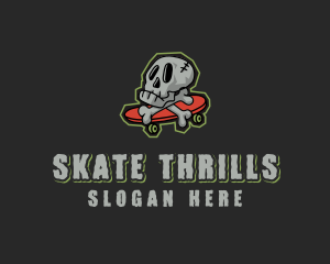 Street Skate Skull logo