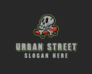 Street Skate Skull logo