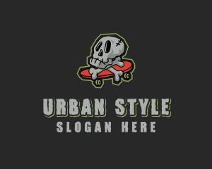 Street Skate Skull logo