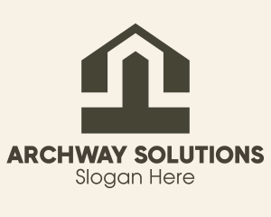 Brown Arch Doorway logo design