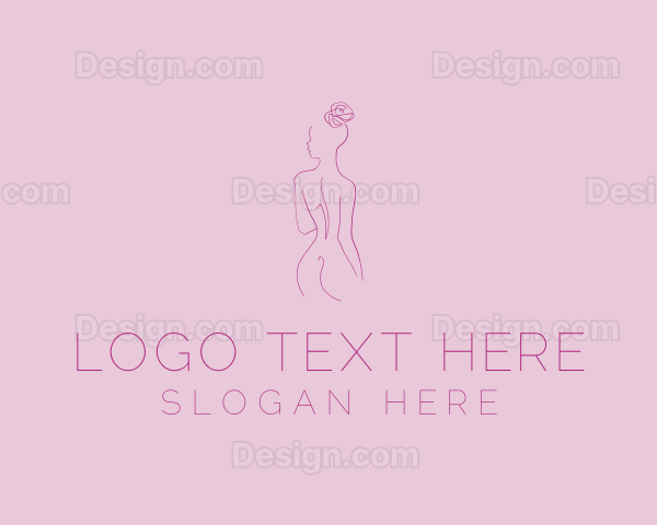 Nude Flawless Woman Logo