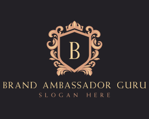 Classy Royal Shield Crown logo design