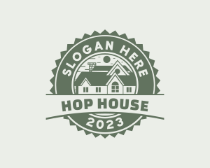 Village House Roofing logo design