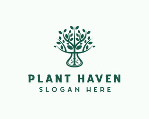 Garden Landscaping Planting logo design