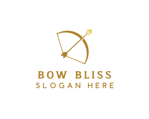 Luxury Bow Arrow logo design