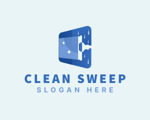 Squeegee Window Cleaning logo design