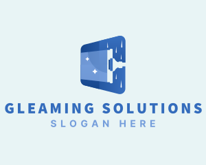 Squeegee Window Cleaning logo design