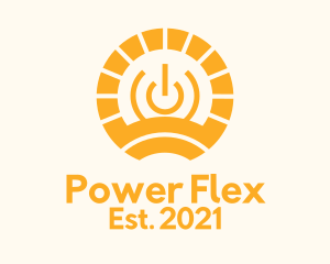 Orange Solar Power  logo design