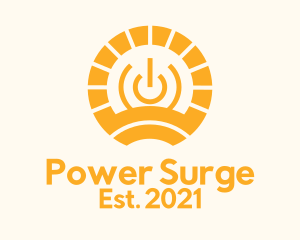 Orange Solar Power  logo design