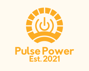 Orange Solar Power  logo design