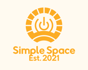 Orange Solar Power  logo design