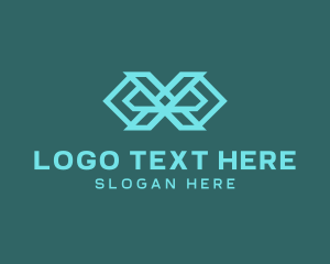 Technology Abstract Letter X logo