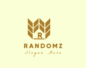 Wheat Grain Crown Logo