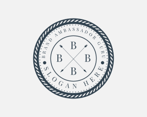 Nautical Arrow Brand  logo design